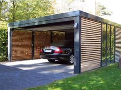 Carport + mélèze