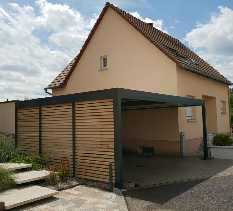 Carport mélèze Baptiste